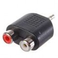 3.5mm macho a 2 * Adaptador Audio RCA hembra